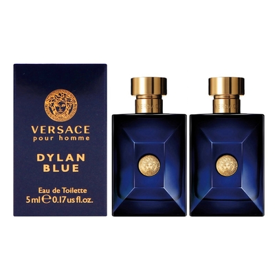 Versace 凡賽斯 狄倫正藍男性淡香水5ml 小香 *2入組