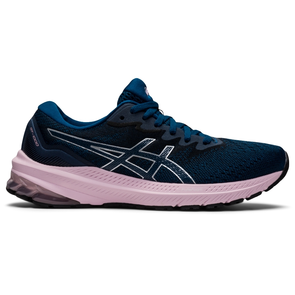 ASICS 亞瑟士 GT-1000 11(D) 女款 寬楦 跑鞋 1012B196-400