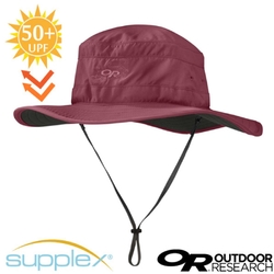 Outdoor Research Solar Roller Sun Hat 超輕防曬抗UV透氣可調可收折中盤帽子(UPF 50+).圓盤帽_紅