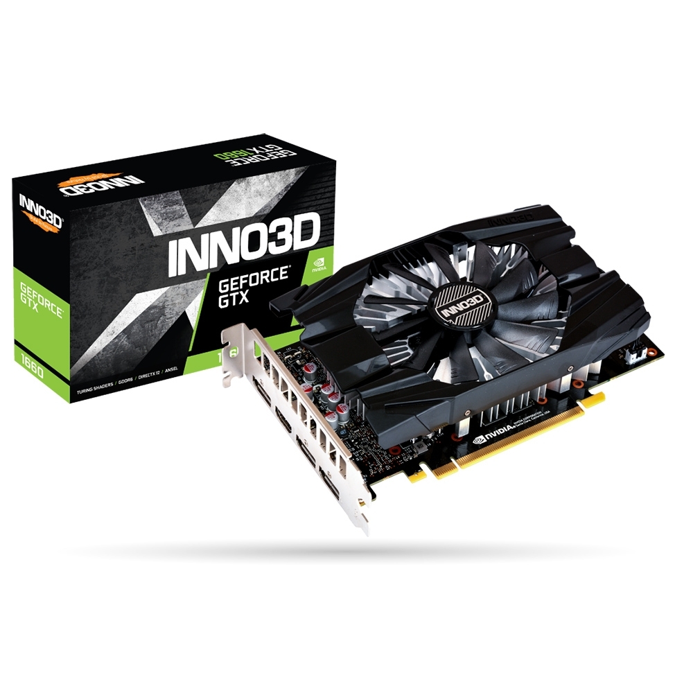 INNO3D映眾GeForceGTX1660 6GB GDDR5 Compact 顯示卡