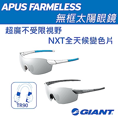 GIANT APUS FRAMELESS 無框太陽眼鏡 NXT全天候變色片