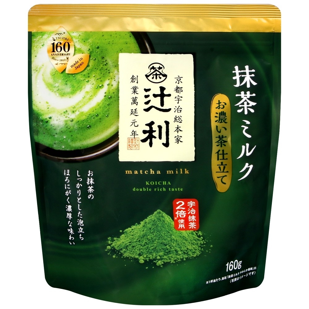 片岡物産 特濃抹茶牛奶粉(160g)