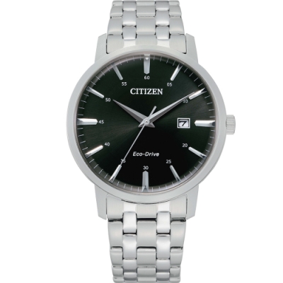 CITIZEN 光動能經典簡約紳士男錶(BM7460-88E)39mm