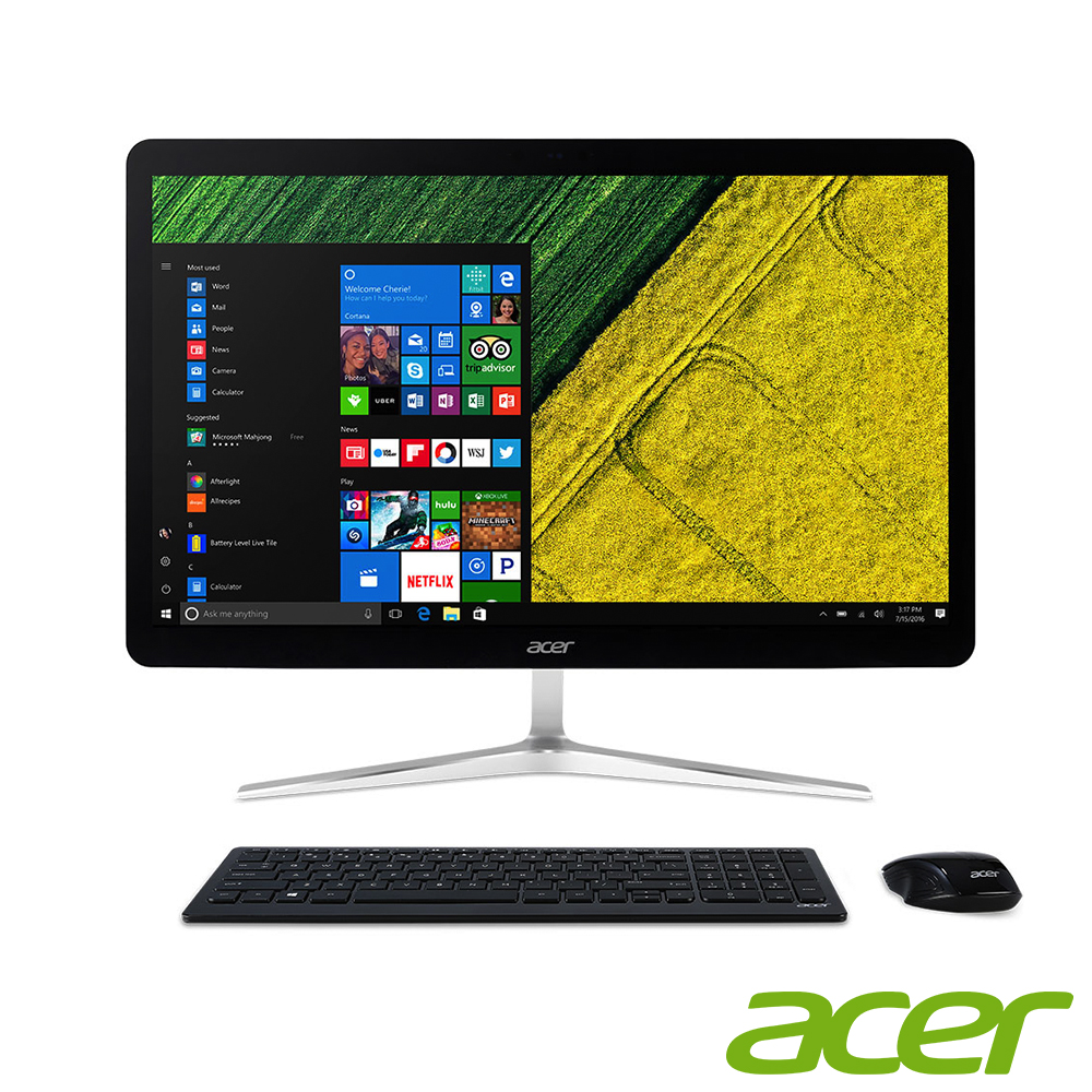 Acer U27-885 i7-8550U/16GB/2TB 27型AIO液晶電腦AIO桌上型電腦