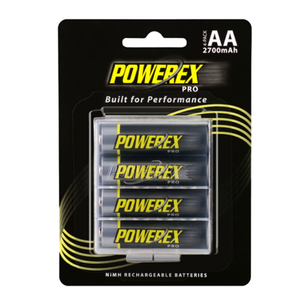 POWEREX 低自放電3號充電池PRO 2700mAh(4顆/卡)