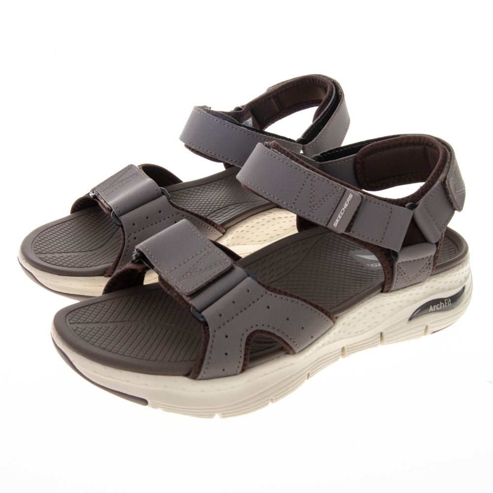 SKECHERS 男鞋 休閒系列涼鞋 拖鞋 ARCH FIT SANDAL - 237372BRN