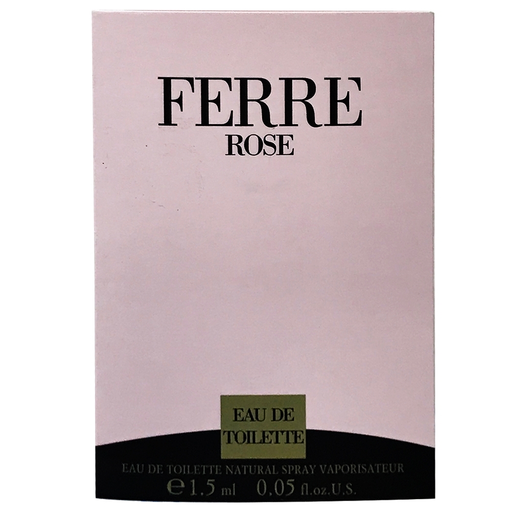 *GIANFRANCO FERRE 玫瑰女性淡香水針管1.5ml