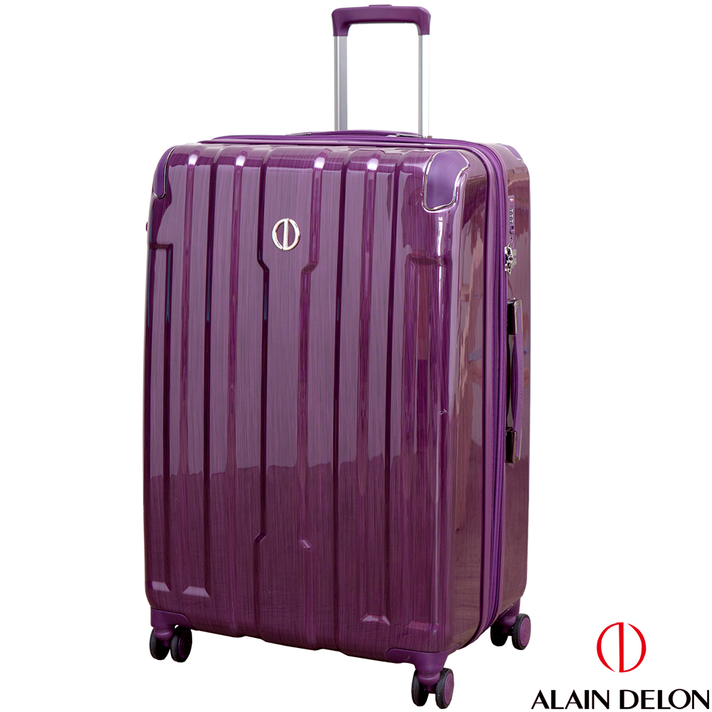 ALAIN DELON 亞蘭德倫 28吋拉絲流線系列行李箱(紫)