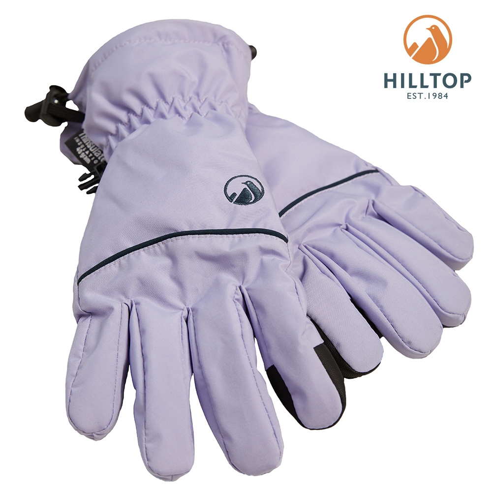 Hilltop 山頂鳥 3M科技保暖棉可觸控防水手套 PH46XXK6 紫
