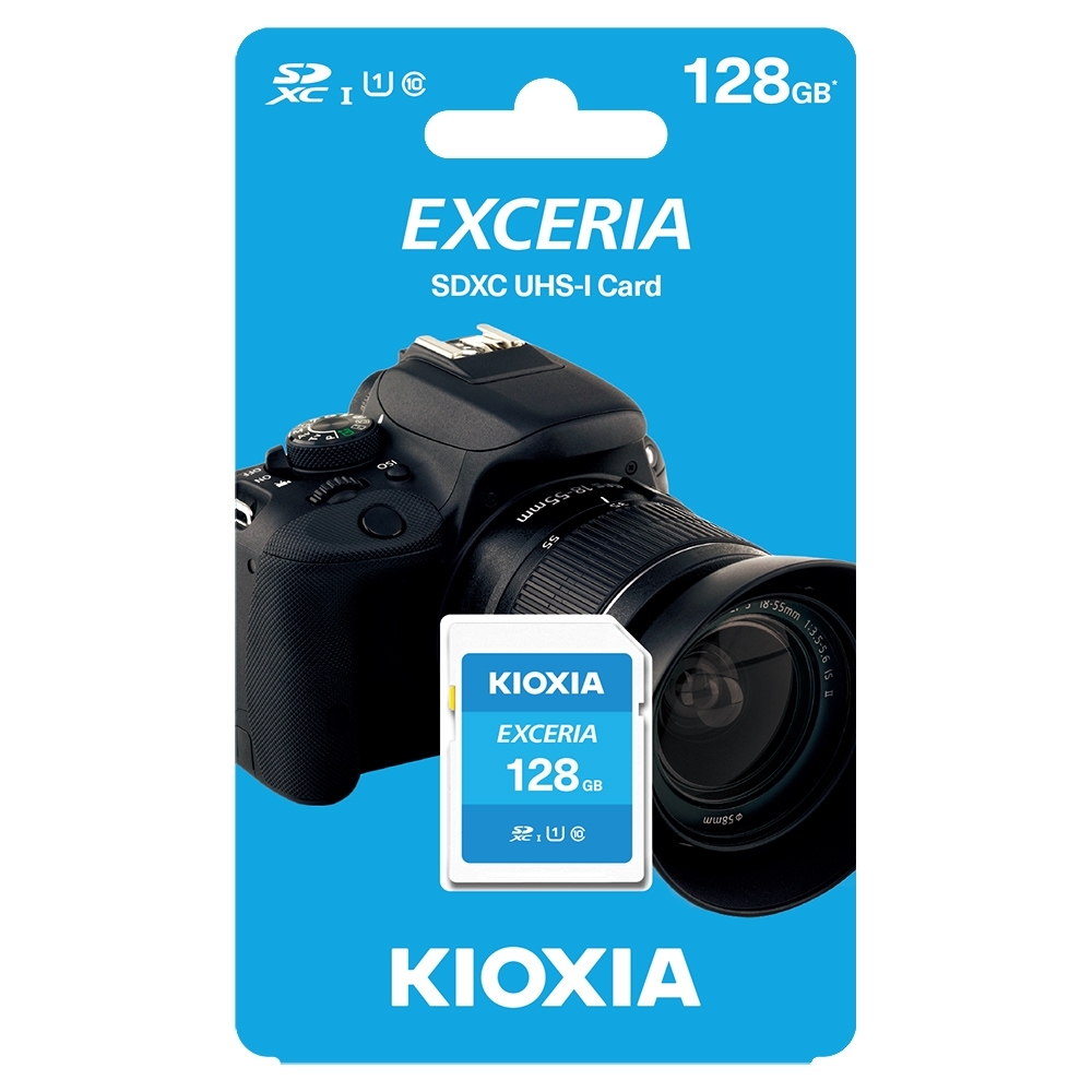 KIOXIA EXCERIA SDHC UHS-I U1 C10 R100 128GB 記憶卡