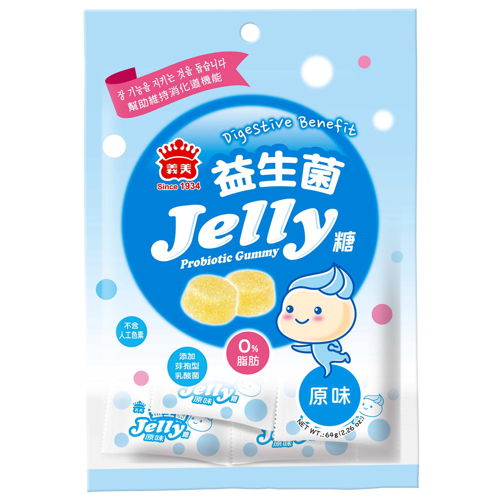 義美 益生菌Jelly糖-原味(64g)