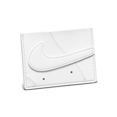 Nike 錢包 Icon Air Force 1 Card Wallet 白 皮革 卡片夾 皮夾 N100973817-6OS