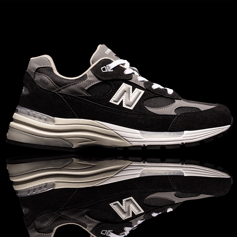 New Balance】美製復古運動鞋_中性_黑灰_M992EB-D楦| 休閒鞋| Yahoo