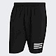 Adidas CLUB 3STR SHORT [GL5411] 男 短褲 運動 網球 訓練 亞洲版 透氣 吸濕 排汗 黑 product thumbnail 1