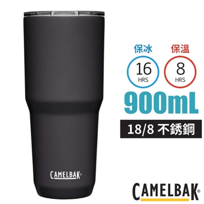 CAMELBAK Tumbler 18/8不鏽鋼雙層真空保溫杯(保冰)900ml.水杯.茶杯_濃黑