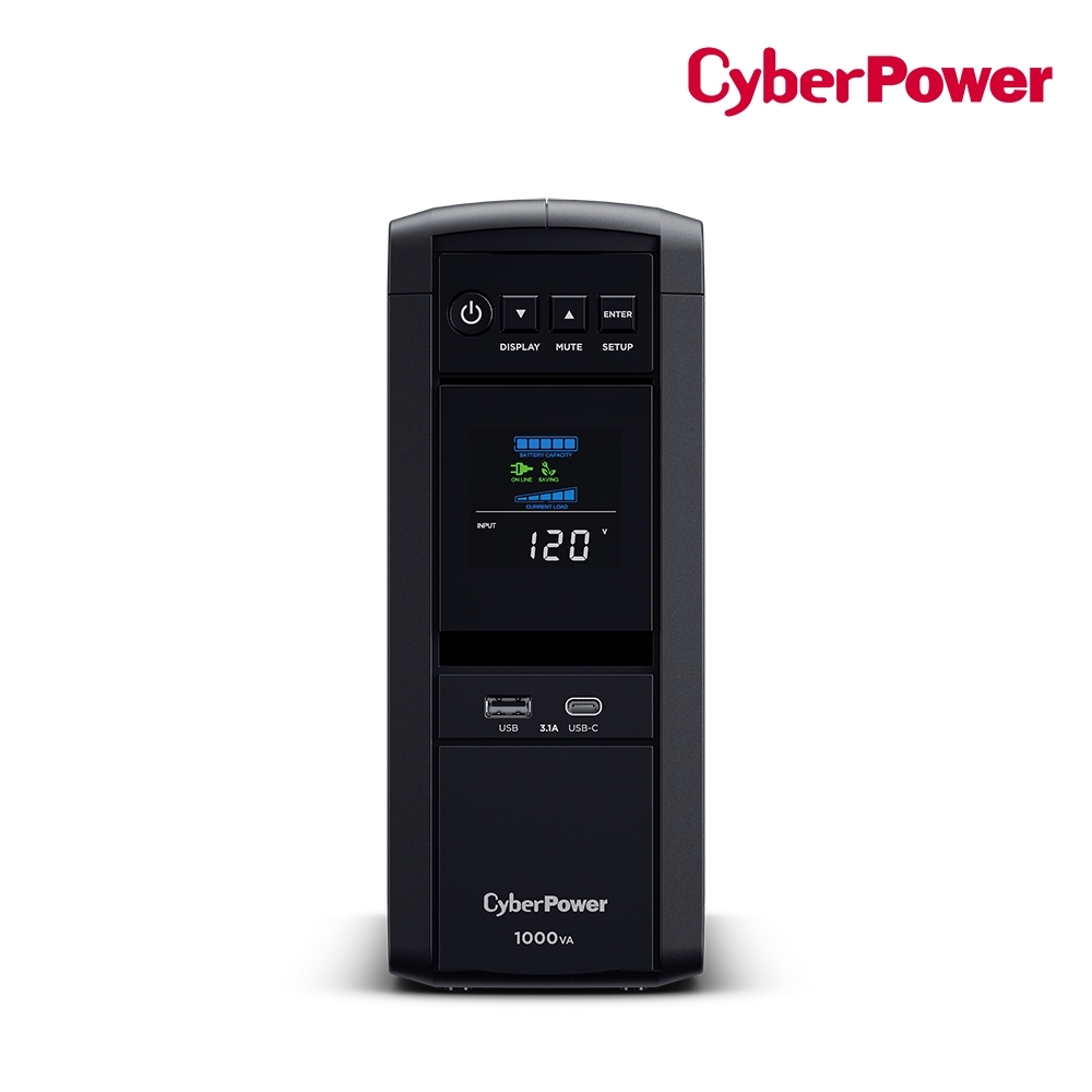 Cyberpower CP1000PFCLCDa 1000VA 正弦波在線互動式不斷電系統