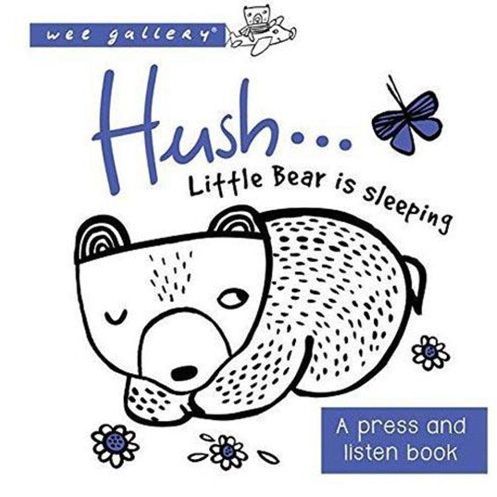 Hush! Little Bear Is Sleeping 噓！小熊正在睡覺 硬頁音效書 | 拾書所