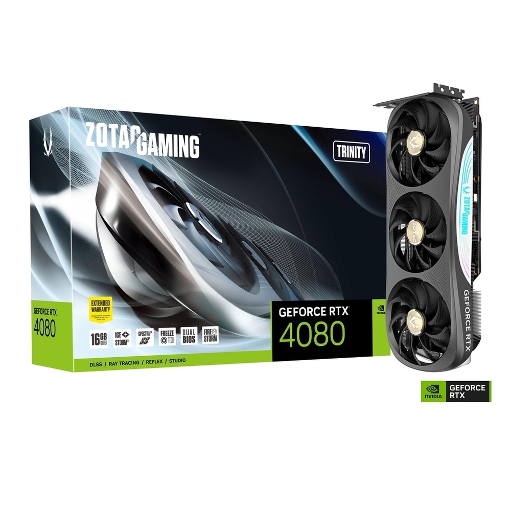 ZOTAC索泰 GAMING GeForce RTX 4080 16GB Trinity 顯示卡