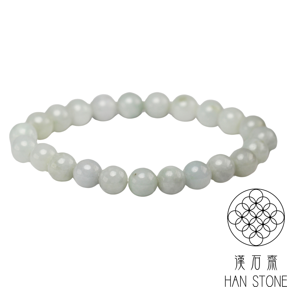 【漢石齋】天然翡翠A貨 手珠手串 芙蓉種(7.5mm/13pcs)