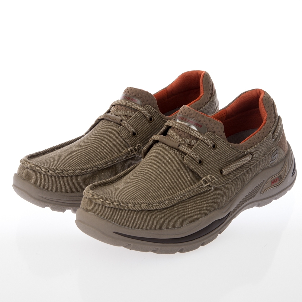 SKECHERS 休閒鞋 男休閒系列 ARCH FIT MOTLEY - 204180TAN