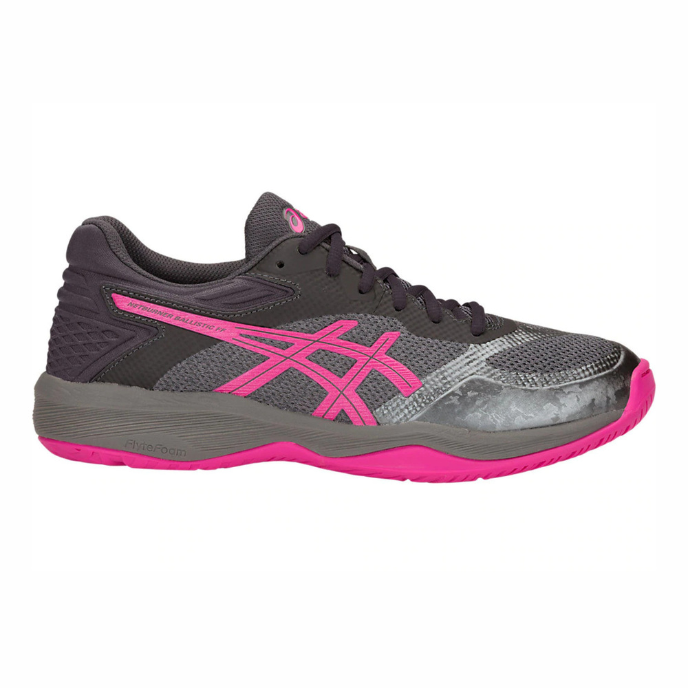 Asics Netburner Ballistic FF [1052A002-025] 女鞋 羽排鞋 緩震 彈力 穩定灰