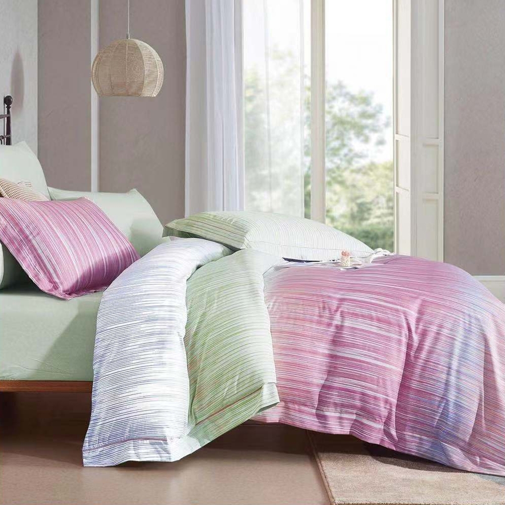Saint Rose 彩繪生活 特大天絲+3M專利吸濕排汗 枕套床包三件組