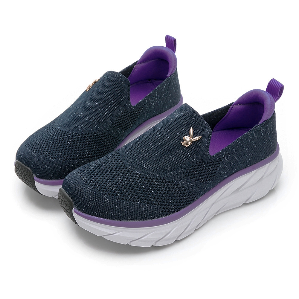 PLAYBOY無感體驗極輕量休閒鞋-藍紫-Y8632FA