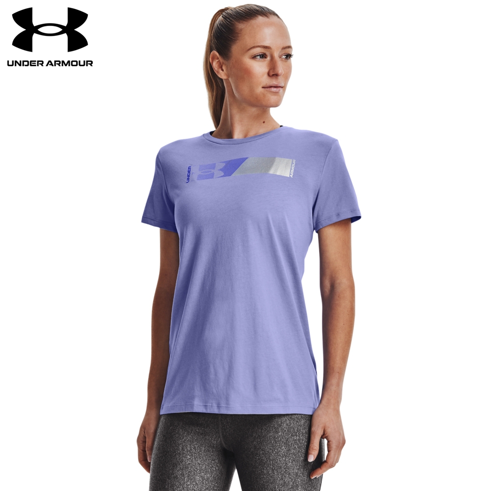 【UNDER ARMOUR】女 Velocity 短T-Shirt