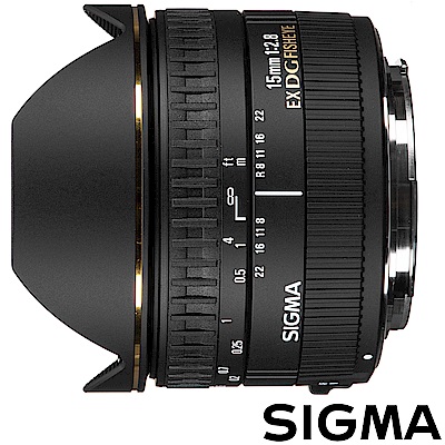 SIGMA 15mm F2.8 EX DG 魚眼鏡頭 (公司貨)