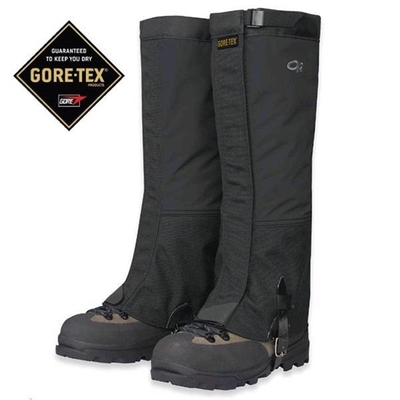 【Outdoor Research】Crocodiles 3L Gore-Tex 防水透氣防風長版綁腿.腿套_黑 OR61572、243118