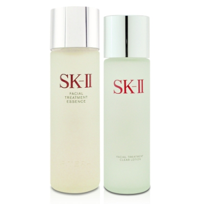 sk-ii 青春露 230ml+亮采化妝水160ml(百貨專櫃貨)