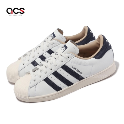 adidas 休閒鞋 Superstar 男鞋 女鞋 白 牛仔 單寧 貝殼頭 皮革 經典 三葉草 愛迪達 ID4685