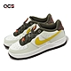 Nike 休閒鞋 Air Force 1 LV8 GS 大童 女鞋 綠 黃 橘 麂皮 拼接 AF1  FV3647-171 product thumbnail 1