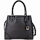 Michael Kors Mercer Gallery 中型荔紋牛皮兩用托特包(黑色) product thumbnail 1