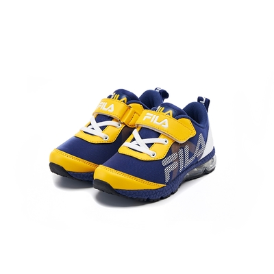 FILA KIDS 中童運動鞋-藍黃 2-J424Y-391