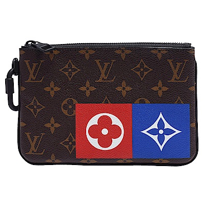 LV M67814 ZIPPED POUCH MM經典Monogram帆布拉鍊手拿包