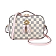 LV N40155 SAINTONGE棋盤格LOGO流蘇設計帆布拉鍊斜背包(展示品/粉紅) product thumbnail 1