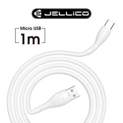 【JELLICO】液態系列 Mirco-B充電傳輸線 1M/JEC-A14-WTM