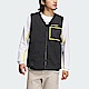 Adidas NAT.GEO Vest [IL8992] 男 運動 背心 亞洲版 戶外 防潑水 保暖 國家地理 黑黃 product thumbnail 1