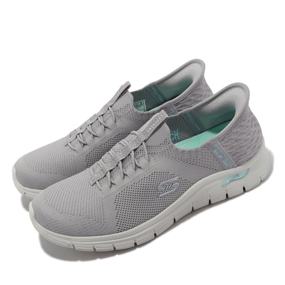 Skechers 休閒鞋 Arch Fit Vista-Aspiration Slip-Ins 女鞋 灰 套入式 緩衝 104379GRY