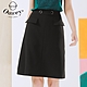 OUWEY歐薇 造型金屬釦蓋袋彈性長裙(黑)3212012104 product thumbnail 1