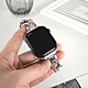 Apple Watch 全系列通用錶帶 蘋果手錶替用錶帶 扣環鍊帶 鋅合金錶帶 銀色 product thumbnail 1