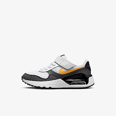 Nike Air Max Systm PS [DQ0285-104] 中童 休閒鞋 運動 氣墊 緩震 魔鬼氈 白橘灰