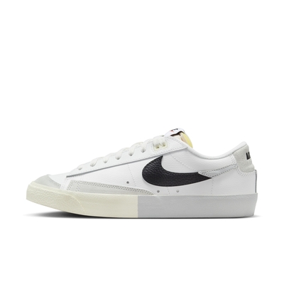 NIKE BLAZER LOW 77 男休閒運動鞋-白黑灰-DZ2544100