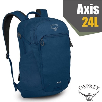 【OSPREY】Axis 24 多功能日用通勤電腦背包24L.雙肩後背包_深夜藍 Q