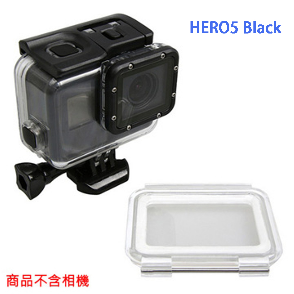 【LOTUS】HERO5 BLACK HERO6 BLACK 防水殼+觸控後蓋 可不拆鏡頭