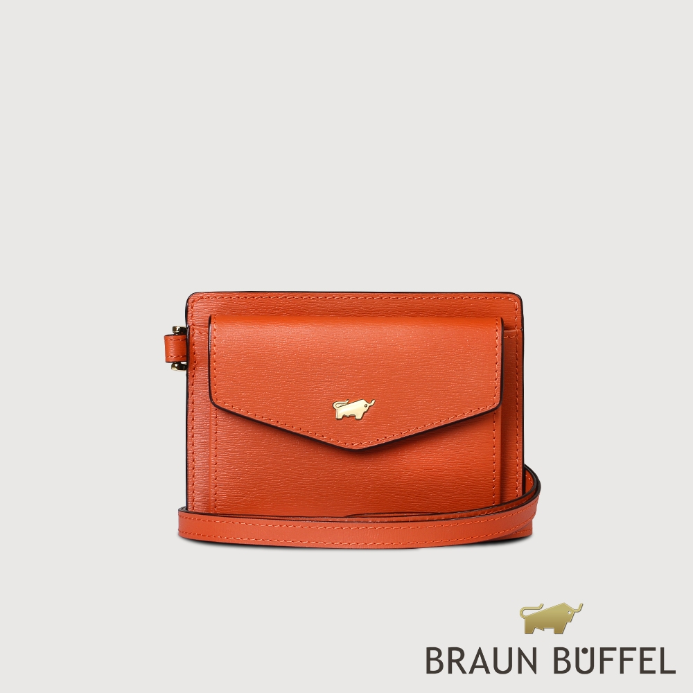 【BRAUN BUFFEL 德國小金牛】台灣總代理 城市 證件夾-赤陶色/BF817-170-TC