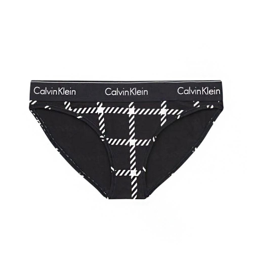 Calvin Klein Modern Cotton Windowpane Bikini 棉質三角褲/CK內褲-黑色