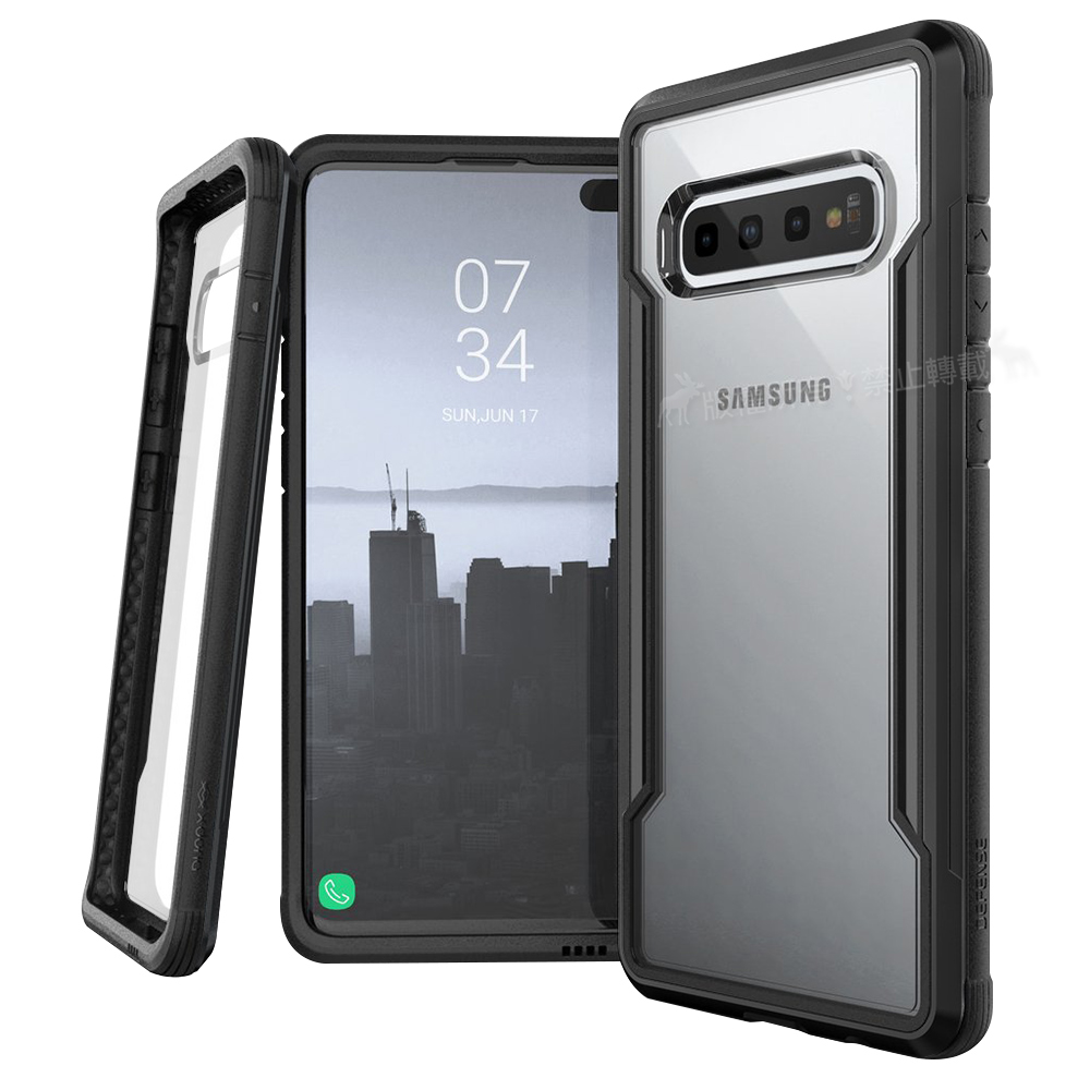 DEFENSE 刀鋒極盾Ⅲ Samsung  S10+ 耐撞擊防摔手機殼(爵帝黑)