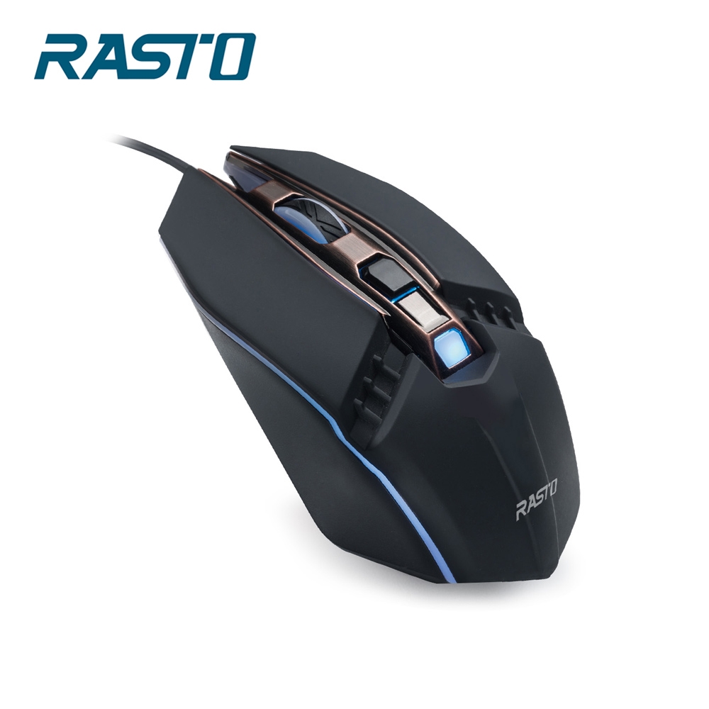 RASTO RM23 專業級電競RGB發光有線滑鼠